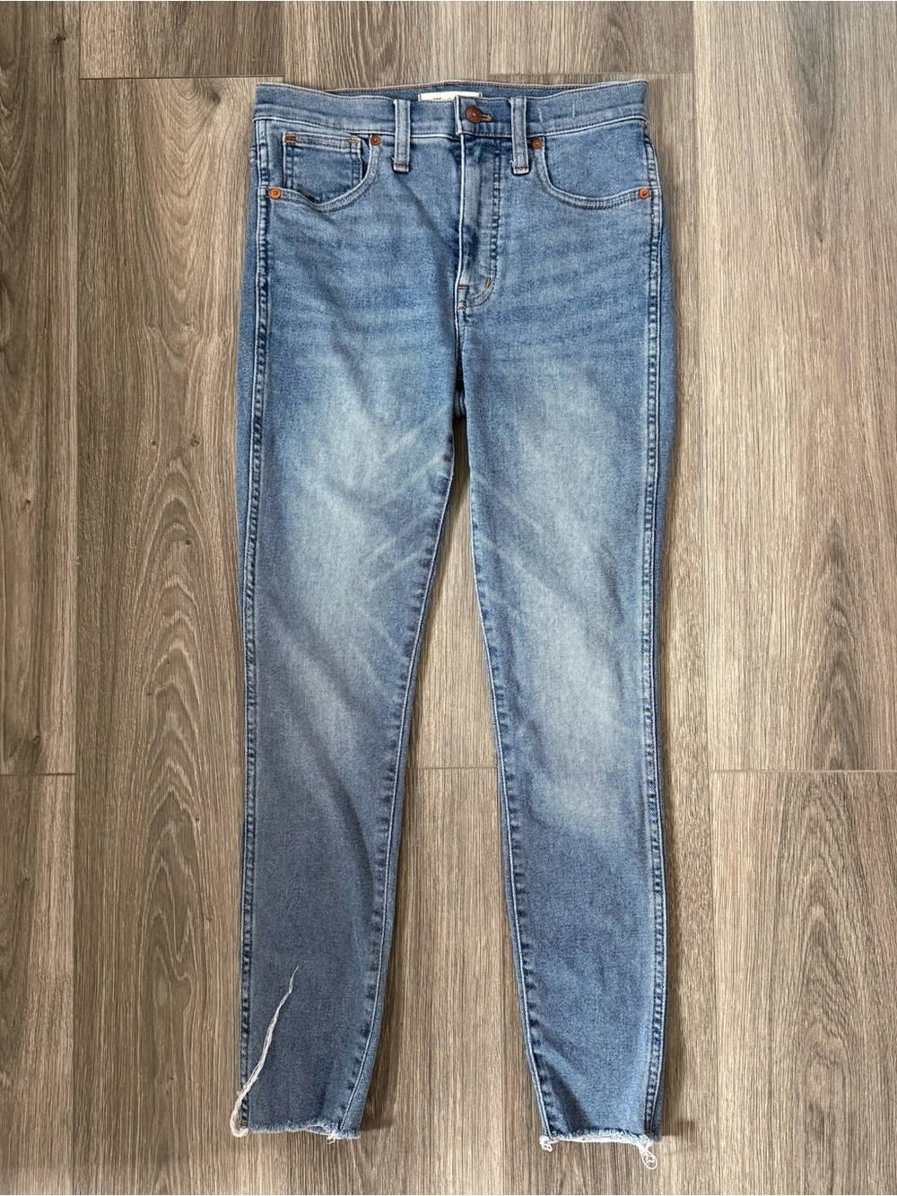 Madewell 10 inch High Rise Skinny Jeans Size 25